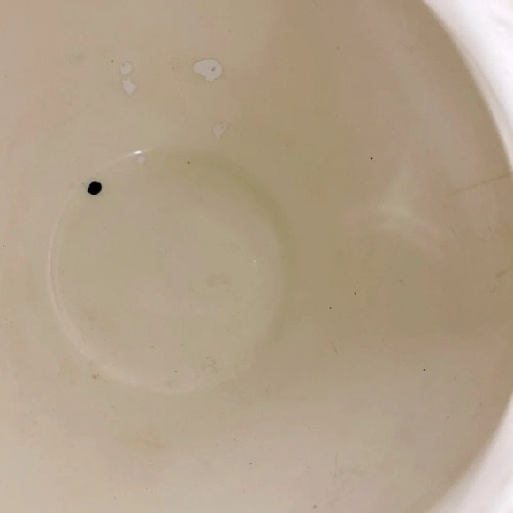 Vintage 1978 Ceramic  Pottery Grey Black Red Glaze Bowl Planter Vase - Picture 11 of 14